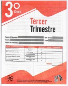 Examen de evaluación tercer trimestre