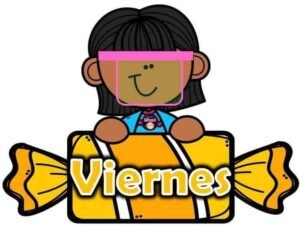 carteles días de la semana