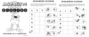 animalitos de las multiplicaciones