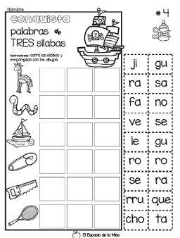 yo aprendo las silabas