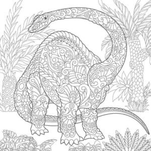 dinosaurio para colorear