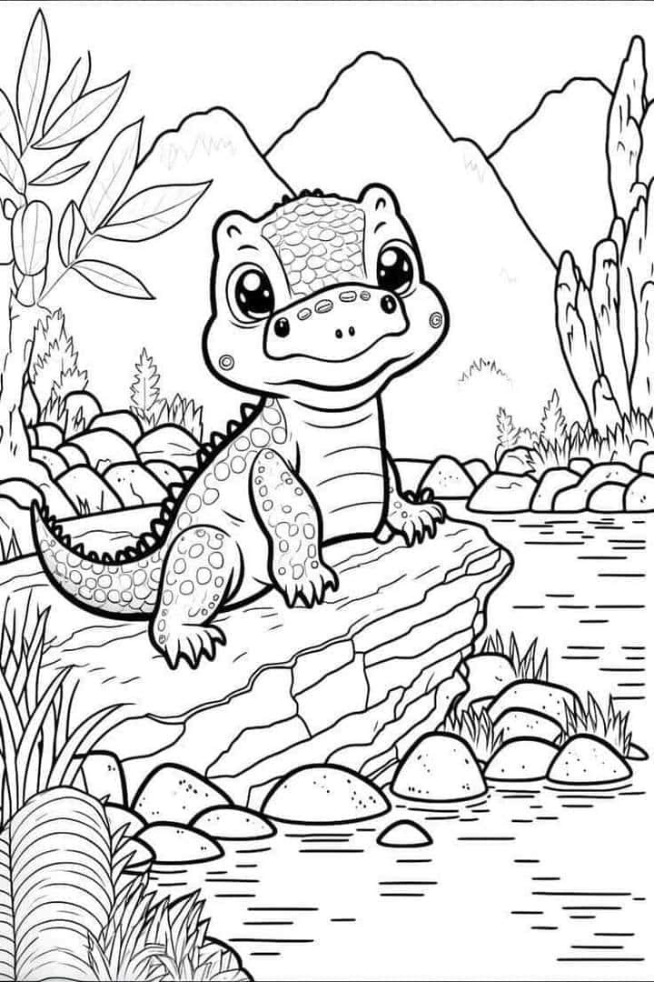 dibujos de dinosaurios para colorear 