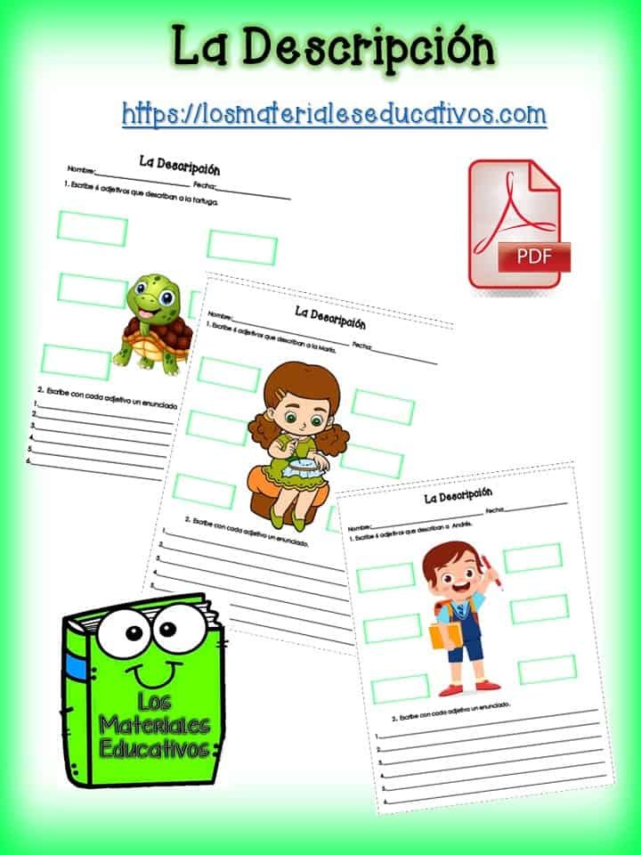 Adjetivos para niños