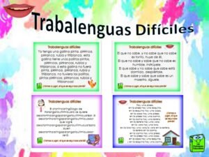 Trabalenguas dificiles