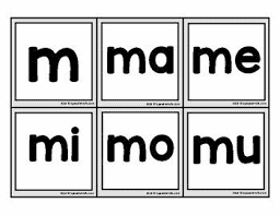 silabas ma me mi mo mu