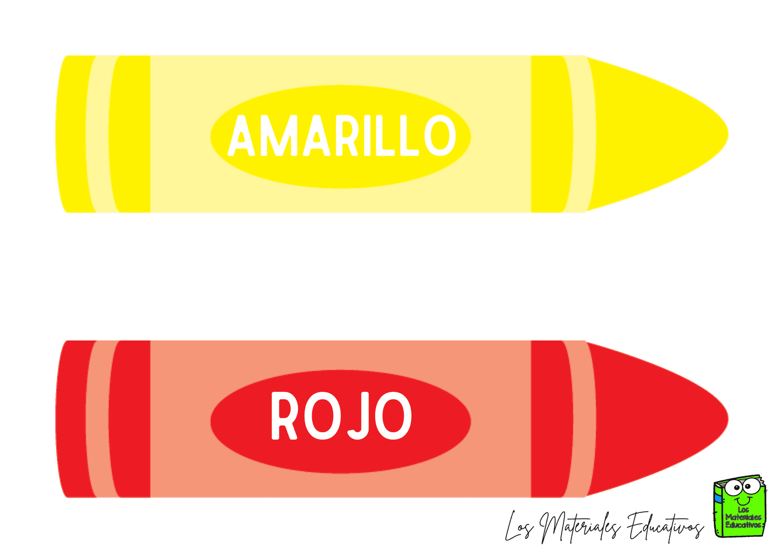 Flash cards de los colores