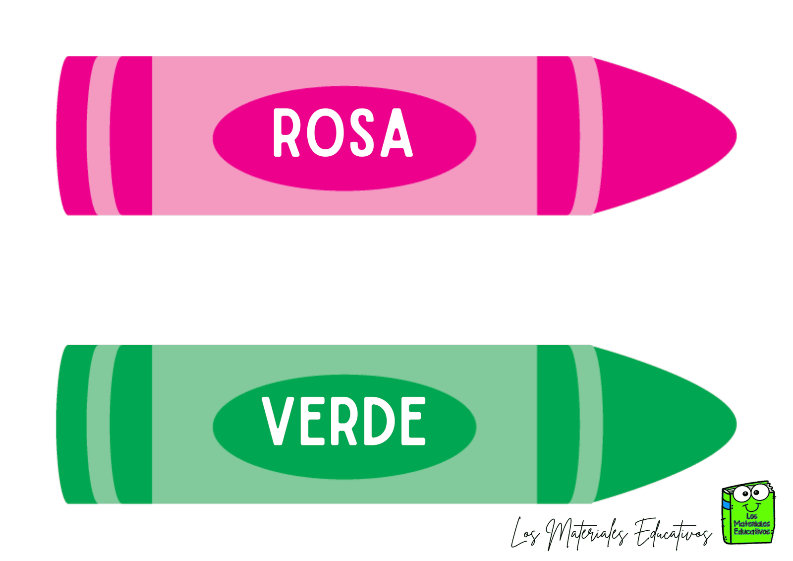 Flash cards de los colores