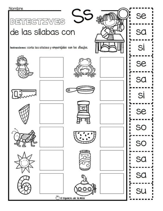 trabajando con las silbas sa se si so su
