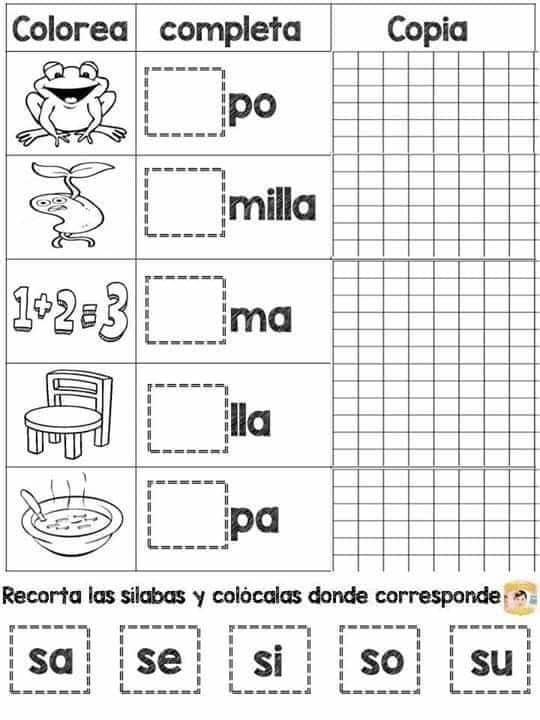 palabras con sa se si so su