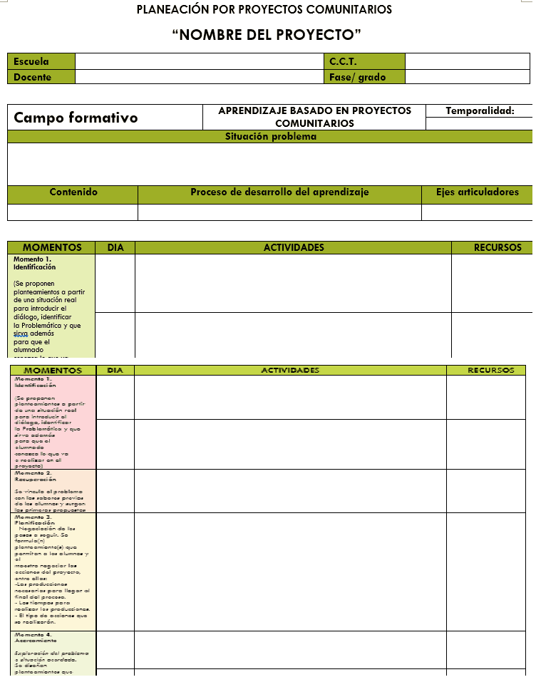 Proyectos comunitarios