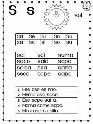Lectura sa se si so su