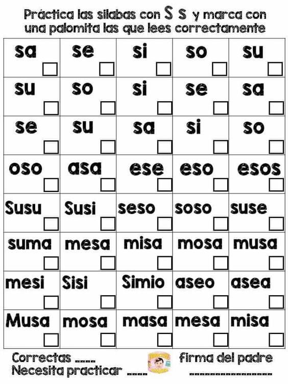palabras con sa se si so su