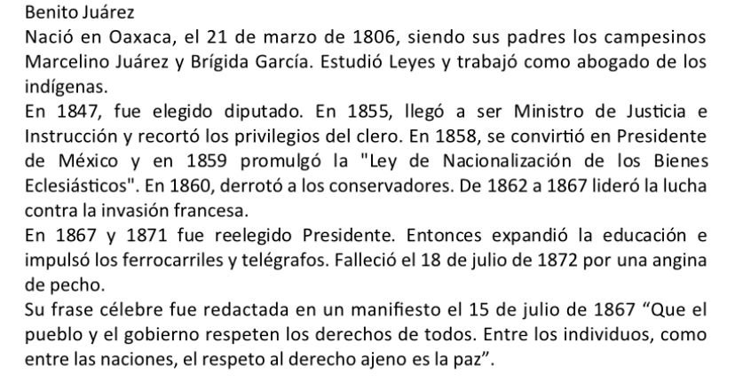 programa cívico de la primavera 
