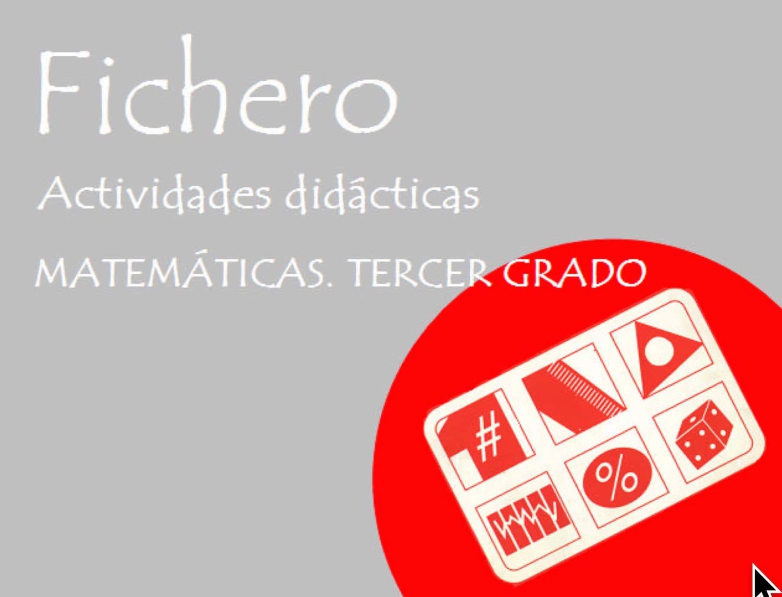 Fichero de actividades tercer grado