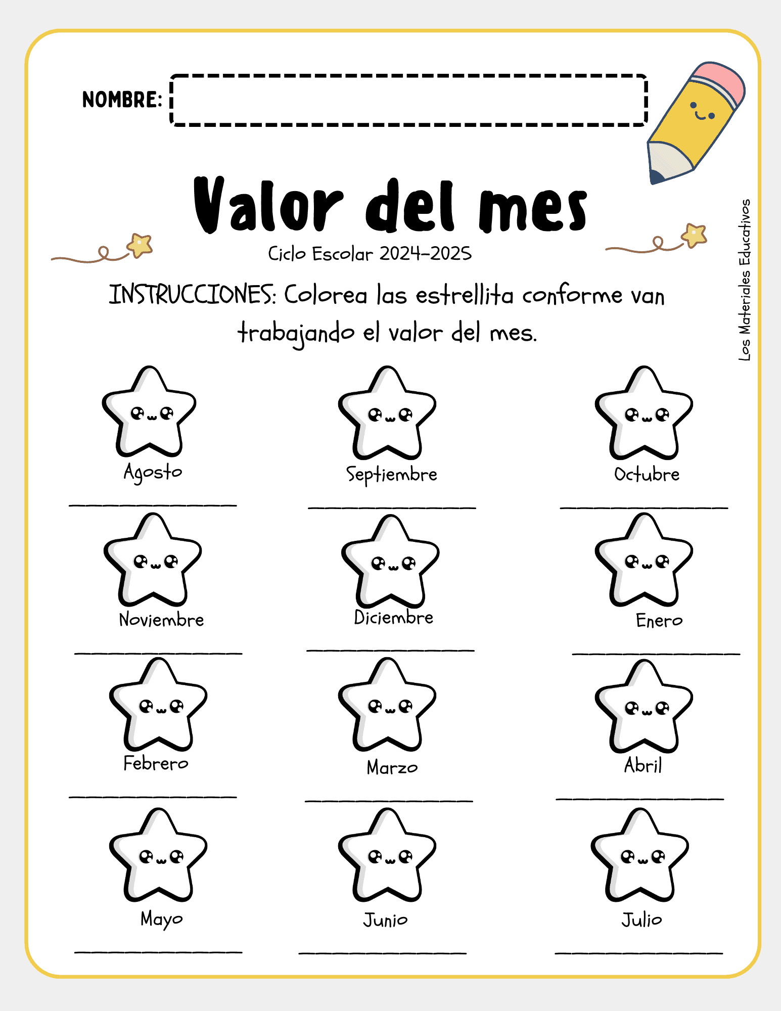 calendario de valores 2024-2025